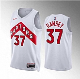 Men's Toronto Raptors #37 Jahmi'us Ramsey White Association Edition Stitched Basketball Jersey Dzhi,baseball caps,new era cap wholesale,wholesale hats